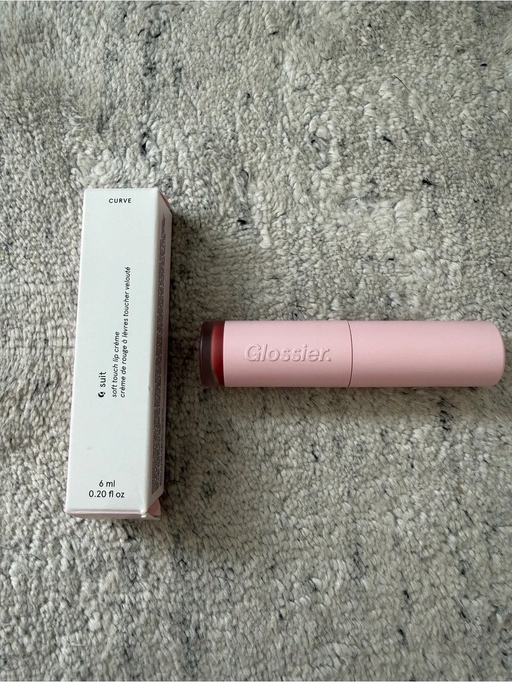 New Glossier G Suit Soft Touch Lip Crème Liquid Lipstick Matte Curve full size